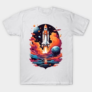 Space Shuttle Launch Vibes! T-Shirt